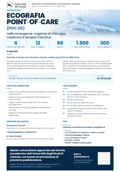 MASTER ECOGRAFIA POINT OF CARE