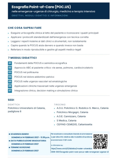 MASTER ECOGRAFIA POINT OF CARE